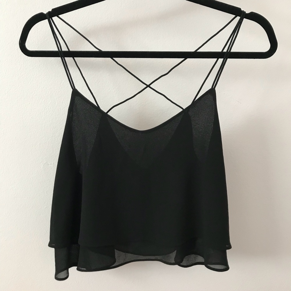 TOBI Strappy Crossback Crop Top